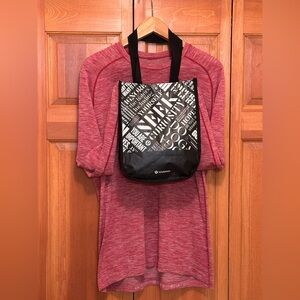 Lululemon Men’s Long Sleeve Metal Vent Tech Surge Shirt size L w Lululemon bag